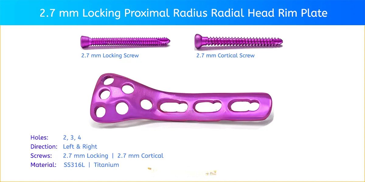 Medical Plate Rims Locking Distal Radius Plates – Bright Ortho